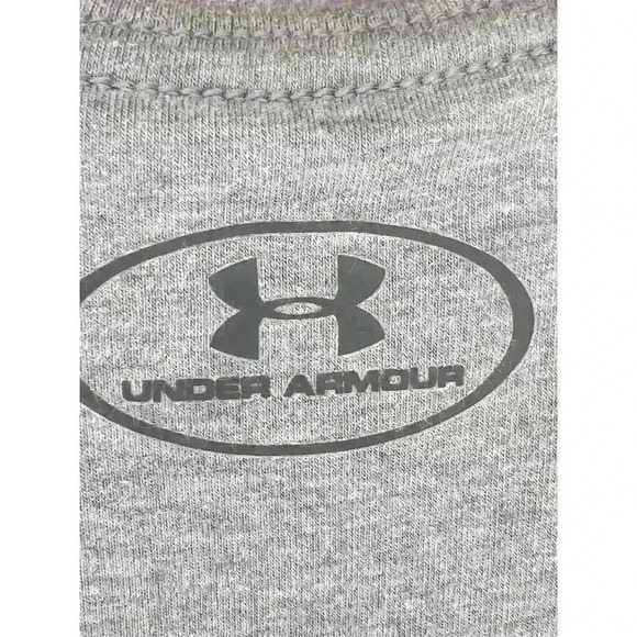 Under Armour Men's Gray Loose Fit HeatGear T-Shirt Size L - Picture 5 of 10